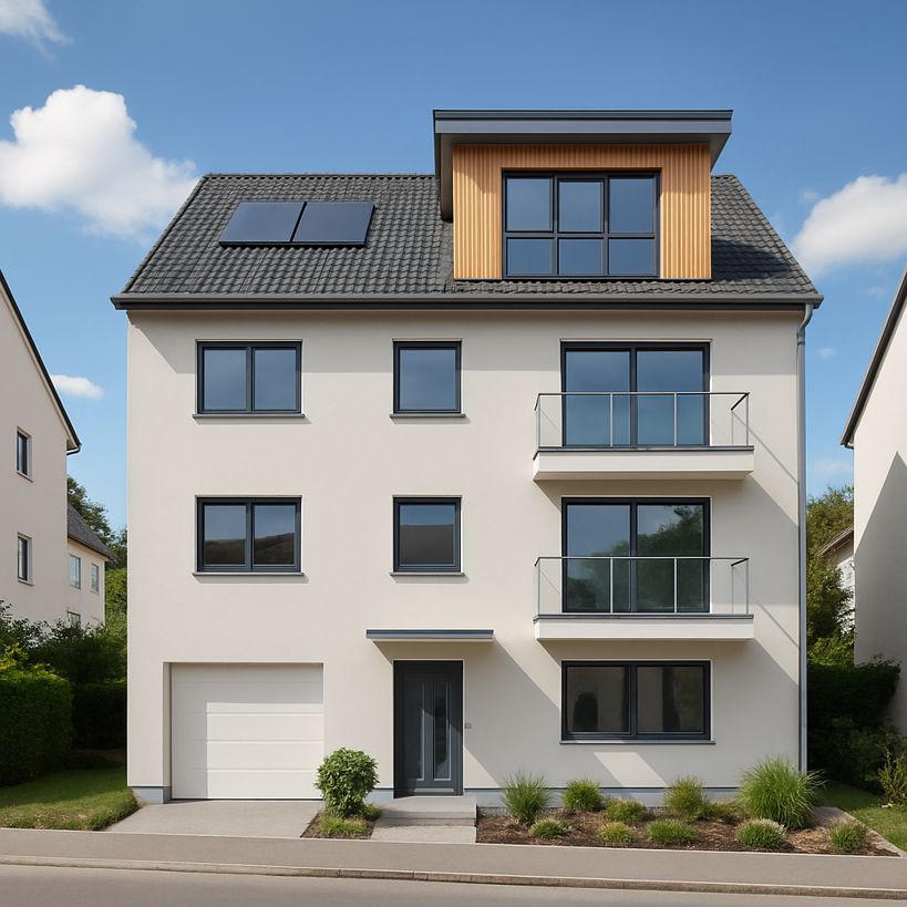 Nachher: modernisierte Fassade